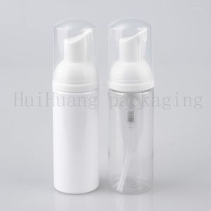 Storage Bottles 30pc 60ml Foaming PET Bottle Liquid Dispenser With White Pump Soap Foam Transparent Plastic Cosmetic