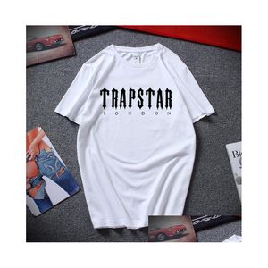 Herren-T-Shirts Designer Herren Trapstar T Shirt Designer Männer Frauen Hip Hop Top Print T-Shirt Summer Fashion Black Sportswear Marke Sweatshirts 921