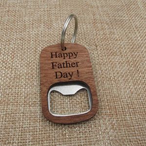 Popular Mobile Phone Straps Charms Keychain Key Ring Keyholder Wholesale Wood Key Chain Opener Custom Logo Wood Beer Keychain Beer Opener Holder