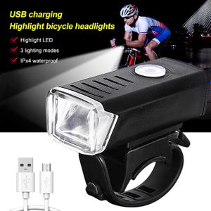 s Mini Front Bike XPG LED USB Charging Bicycle Lamp Built-in Battery Cycling Torch Light with Taillight 0202