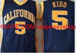 Vintage # 5 Jason Kidd California Golden Berass Basketball Jersey Size S-4XL 5XL Custom Any Name Number Jersey