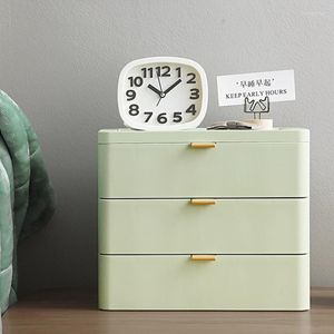 Storage Boxes Jewelry Case 2/3 Tiers Office Desktop Organizer Drawer Bathroom Accessories Box Nordic Mask Cosmetic Makeup Rack