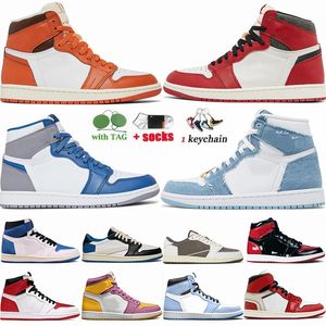 Starfish 1s Mens Basketball Shoes 1 True Blue Lost Found Stage Haze Low Dark Reverse Mocha University Blue Bred Patent Mens Womens Sports Sneaker Dhgate Trainers