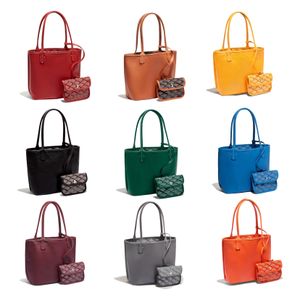 Mode mini shopper läder tote anjou designer väska kvinnor luxurys handväska axel hobo handväska och handväska man korsar kropp duffle korg pochette koppling resväskor