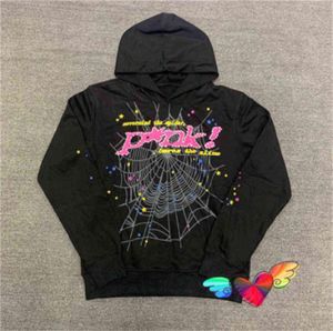 Sp5der 555555 Hoodies Designer Women Men's Hoodies Sweatshirts Men's Outerwear Tracksuits Angel Number Puff pastry Printing Graphic Spider Web Sweatshirts