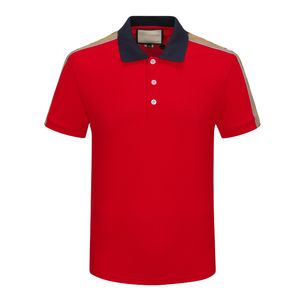 Sommarkläder lyxig designer Polo Italien herr designer polo skjortor man street tryck kotte kläder tees