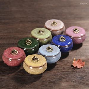 Storage Bottles Tea Coffee Sugar Jar China Crafts Decoration Mini Ceramic Kitchen & Jars Containers Home Decor