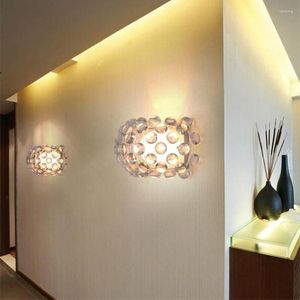 Lampada da parete Modern Brief American Luxury Zeus Light Creative Sweat Beads Ion Living Room Dining For Home Lighting