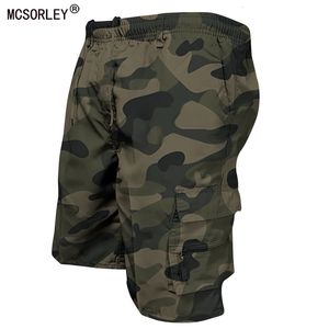 Shorts masculinos Cargo de verão Bermuda Cotton Alto de alta qualidade Exército Militar de bolso de vários bolsos casuais Calças curtas ao ar livre 230203