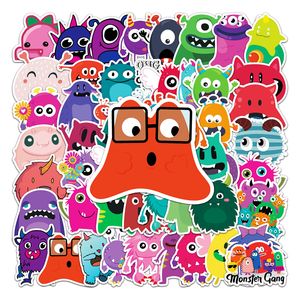 50 PCS Water Bottle Stickers for Kids Girls Teens Vinyl Vsco Waterproof Cute Aesthetic Stickers TZ-XGS-377 monster