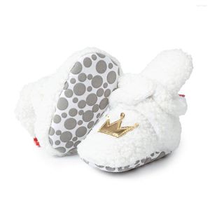First Walkers Kidsun Winter Baby Socks Shoes Soft Soled Warm Non-Dropping Boys And Girls Toddler
