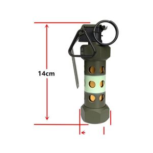 Altri accessori tattici fittizio m84 granade flashbomb no funzione 11 boutique modello aeg giocattoli metallo goccia verde marcia di consegna dhgaz