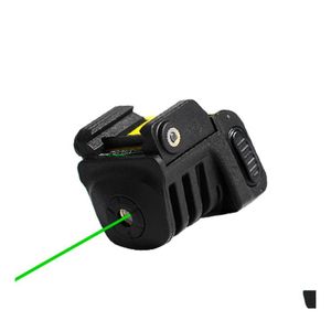 Gun Lights USB oplaadbare Pistol Mini Red / Green Laser Tactical Gear voor bijna pistool compacte druppelafgifte Sport buitenshuis jagen dhdhr