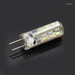 100pcs przezroczysty 2700-7000k niebieski kolor SMD 3014 12 V G4 Lampa żarówka LED 3W DC Wymień 20 W Halogen