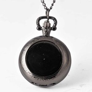 Pocket Watches Creative Watch Classic Black in the Rowed Gifts for Men and Women