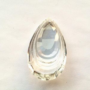 Ljuskrona kristall 90 st/parti 63mm fabrikspris tydliga dubbla tårar glasdelar solfångare dekorativa tillbehör