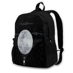 Backpack Space Backpacks Summer Unisex Pattern Cute Polyester Bags
