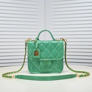 Fashion Bag Crossbody Bag 5a Oil Wax Leather Elegant Body Four Seasons Style Six F￤rger Valfri tidl￶s kedjep￥se