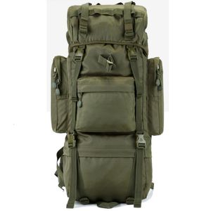 Mochila 70L Grande Capacidade Homens Militares de Alta Qualidade À Prova D 'Água Espessada Oxford Mens Travel Bag 230204