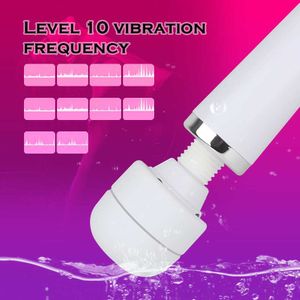 New Huge Magic Wand Vibrators for Women Erotic Toys Big Av Stick Female g Spot Massager Clitoris Stimulator Adult Sex Toys for Woman 230316