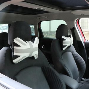 Seat Cushions Auto Memory Foam Headrest Cervical Protection Pillow For MINI ONE COOPER F54 F55 F56 F60 R55 R56 R60 R61 Styling Accessories