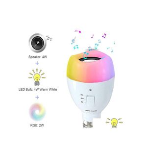 Andra belysningslampor r￶r Amazon Portable Mobile LED BB O Wireless Bluetooth Musik Emergency Color Changing Light Drop Delivery L DHVVG