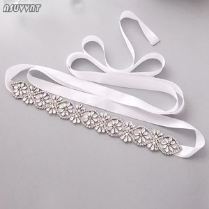 Wedding Sashes Women Belt For Bridal Party Rhinestone Braided Performance Prom Luxury Crystal Lady Dress Up