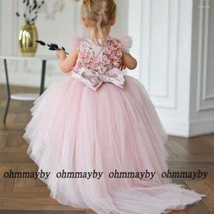 Sukienki dla dziewczynki sukienki dla niemowląt różowy wieczór cekinowy 2023 Kapita