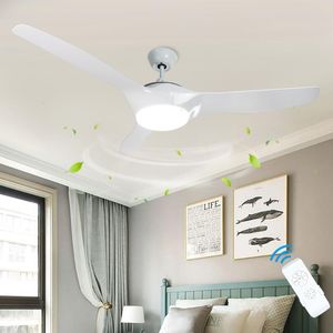 Ceiling Fans Depuley 52" Fan With Lights Remote 3 Reversible Blades Noiseless DC Motor Dimmable Colors White Timer For Living RoomCeili