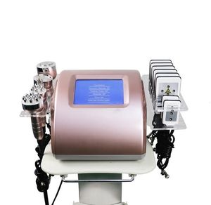 6 I 1 40K Cavitation Machine Vakuum Laser Radiofrekvens RF Body Slimming Cellulite Massage Ansikt Lyftande skönhetsenhet