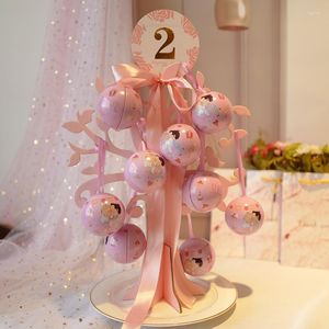 Din sets Bruiloft Love Tree Ball Candy Box Starry Sky Chocolate Gift Case Mooie snoepbomen Party Party Kerst Accessoires