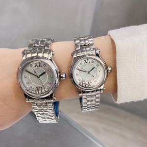 Quartz Movement 36mm 30mm Womens Full Stainless Steel Electronic Watches Couple Style Classic Wristwatch Casual Business Gifts Orologi di lusso