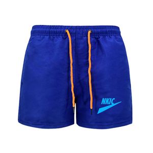 Summer men's fitness beach shorts men's summer gym exercise breathable sportswear jogging beach shorts Brand LOGO Print