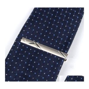 Tie Clips Fahsion Men Metal Necktie Bar Crystal Dress Shirts Pin For Wedding Ceremony Accessories Drop Delivery Jewelry Cufflinks Cla Ottu6