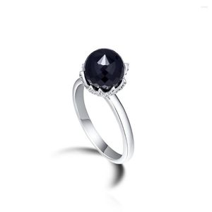 Cluster Rings 925 Серебряное серебряное элегантное кольцо красоты Простой стиль для модных украшений