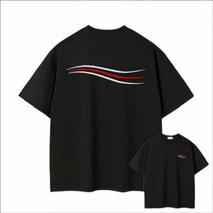 Tasarımcı T Shirt Yaz Kısa Kollu Dalgalar Tee Erkek Kadın Sevenler Lüks T-Shirts Moda Kıdemli Pure Pamuk Yüksek Kalite Top Büyük Boyu S-4XL BE3