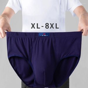 Underpants Men's Briefs Comfortable Plus Fat Large Underwear Middle-aged And Elderly Crotch Double Pocket Man Panties