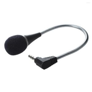Microfones por atacado5pcs mini 3,5 mm de microfone flexível para PC/laptop/Skype