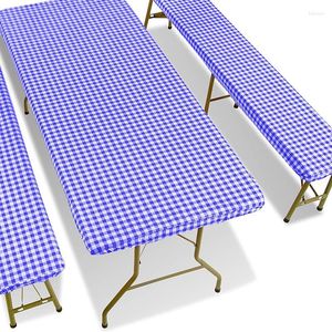 Table Cloth Fitted Picnic Tablecloth Cover With Bench Covers And Seat RV & Camper Accessories