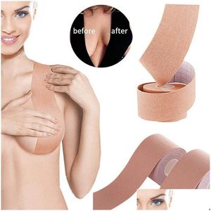 Bust Shaper 1 Roll 5 Meters Body Invisible Nipple Er Breast Lifting Tape Push Up Stick Lift Boob Women Sile Stickers Drop Delivery H Dheuj