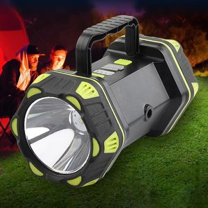 Portable Lanterns 8 Modes LED Spotlight Rechargeable Outdoor Searchlight Waterproof For Camping Fishing Working At Night