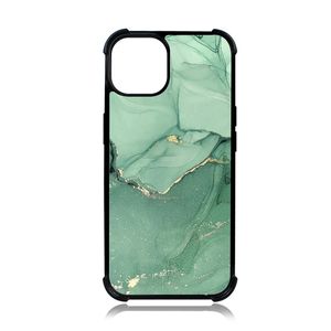 V￤rme￶verf￶ring DIY 2D Anti Scratch Sock Proof Sublimation Blanks Phone Airbag Falls med aluminium f￶r iPhone 14 Pro Max Cover B242