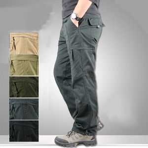 Calças masculinas Classic Casual Pant Pant Quick Dry Army Multi-Bocket Tactical Stretch Legal City Troushers