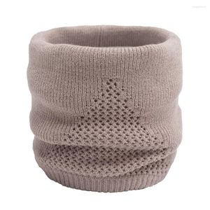 Scarves Design Skeleton Winter Unisex Knitted Warmth Scarf Ring Women Bandana Solid Fleece Men Headband Neck Shawl