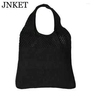 Evening Bags JNKET Vintage Hollow Woolen Yarn Shoulder Bag Handbag Crossbody Women's Sling