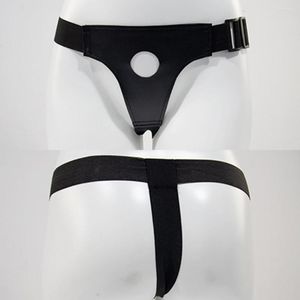 Underpants Exposed Cock Thong Women Men Sexy Les Adjustable Briefs Underwear Lesbian Strap On JJ Pants Female Erotic Lingerie