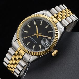 Luxury Watches Lady Designer Watch AAA Quality Wristwatch 31/36/41mm Quartz Automatisk rörelse Rostfritt stål Guld Yellow Waterproof Luminous Montre Luxe Dhgates