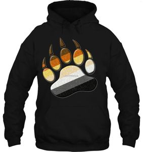 Hoodies masculinos Menas Moda de moletom legal engraçado Gay Bear orgulho personalizado feminino de streetwear de mulheres impressas