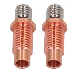 Carpets End Throat Tubing External Hex Design Alloy Red Copper No Burr Tube For Indoor Printing