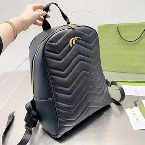 Designers mochilas luxurys mochila bolsa carta design grande capacidade virou textura de costura saco de caminhada versátil presente mochila material couro estilos agradáveis